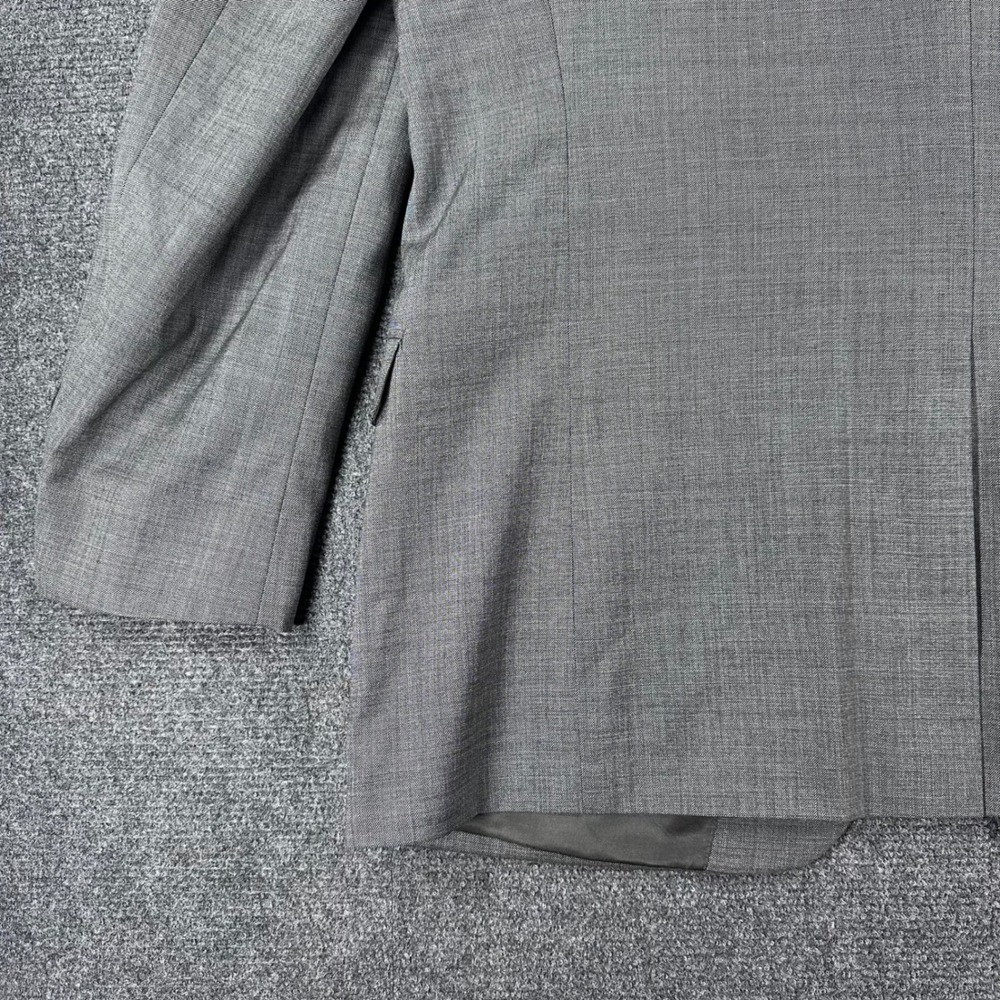 Lauren Ralph Lauren Blazer Mens 44R 44 Regular Grey 100% Wool Sport Coat Jacket - Picture 12 of 16
